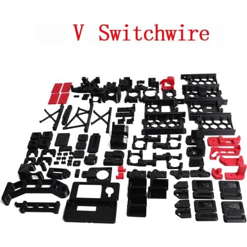 Blurolls Voron Switchwire ABS printed parts printed with Esun filaments V6 Mosquito Dragon head printheads ABS