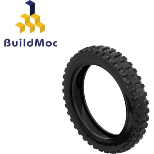 BuildMOC 11957 Tire 100.6mm D. Motorcycle For Building Blocks Parts DIY LOGO Educational Creative gi