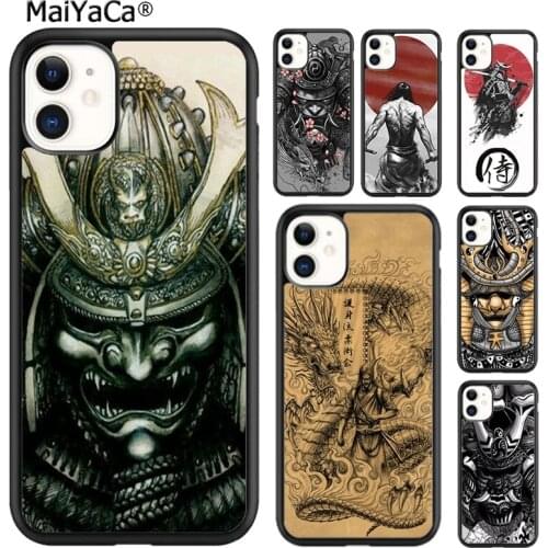 MaiYaCa Japan Samurai Helmet Phone Case Cover For iPhone 5s SE 6s 7 8 plus X XR XS 11 12 pro max Samsung Galaxy S8 S9 S10 shell