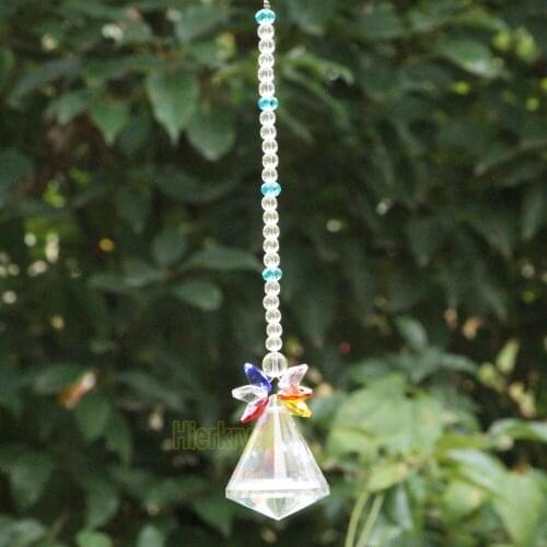 Feng shui 50mm crystal centrum&14mm octagon bead healing crystals suncatcher wedding decoration,crystal chandelier parts 36-2