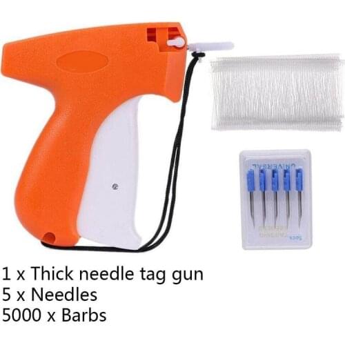 Coarse needle tag gun SN five needles clothing label needle manufacturer apparel home label plastic wholesale textile gun F3L0