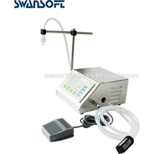 Swansoft 5-3500ml Digital Control Water Drink Beverage Perfume Juice Milk Small Bottle Filler G11A Liquid Filling Machine