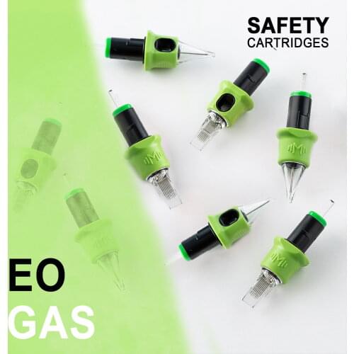 INKIN KELLY Cartridge Needles Soft Silicone Wrap RL RS Tattoo Needles Safety Membrane For Cartridge Tattoo Machines 16 Pcs/Box