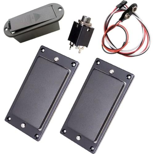 Active Pickup Battery Cover Humbucker Pickups for 6-String Electric Guitars