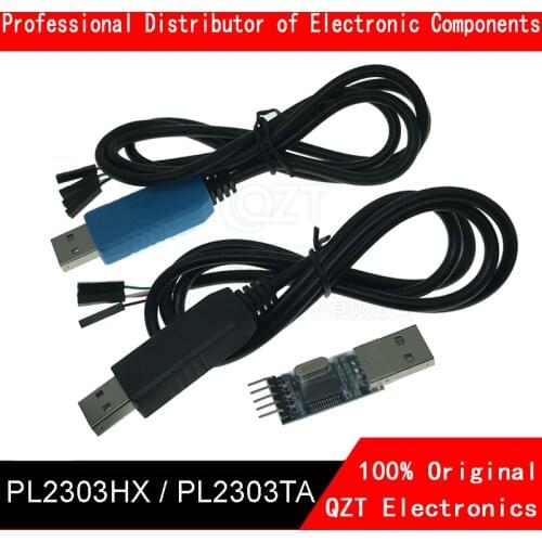 PL2303 PL2303HX/PL2303TA USB To RS232 TTL Converter Adapter Module with Dust-proof Cover PL2303HX for arduino download cable