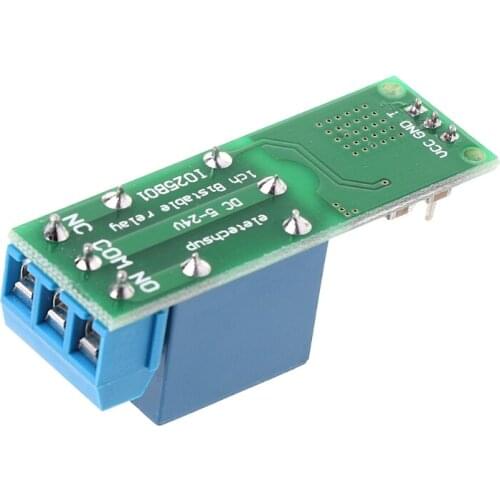OOTDTY 6-24V Flip-Flop Latch Relay Bistable Self-locking Low Pulse Trigger Module