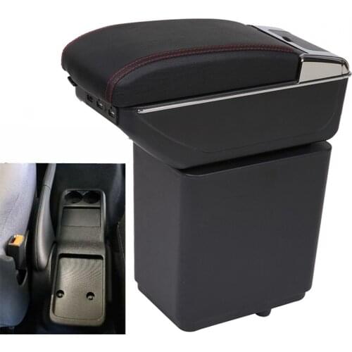 For Citroen Berlingo armrest box universal car center console caja modification accessories double raised with USB