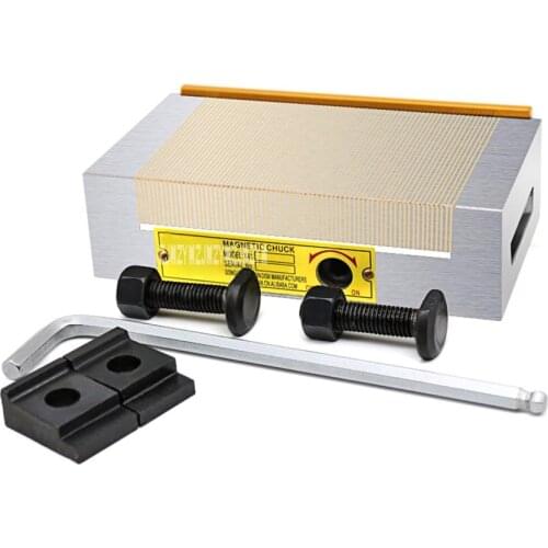 100*175 Precision Permanent Magnet Sucker Red Copper Sucker Disk Permanent Magnetic Chuck Grinding Machine Magnetic Disk 130N