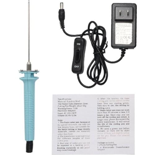 Professional Foam Cutter 15W 10CM Electric Foam Polystyrene Cutting Machine Pen Portable Styrofoam Cutting Knife Tools US Plug