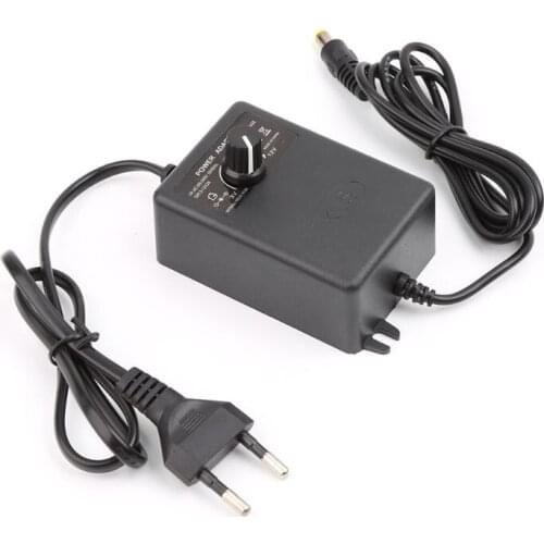 Adjustable Power Supply Adapter For Motor Speed Controller 3-12V 2A EU Plug