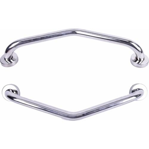 304 Stainless Steel Bathtub Arm Safety Handle Bath Shower Grab Tub Bar Bathroom Wall Mount Handle Grip Toilet Bathtub Handrail