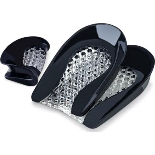 Silicone Gel Heel Pad for Shock Absorption Plantar Fasciitis Pain Relief Foot Care Insert Insole Height Increase Cup Cushion Pad