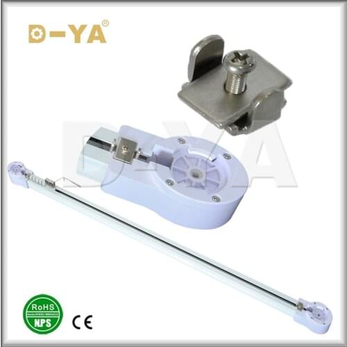 Cortinas Para Sala Grande Special Offer Building Facade Electric Curtain 1m Aluminum Motorised Tracking with Rohs Made In China