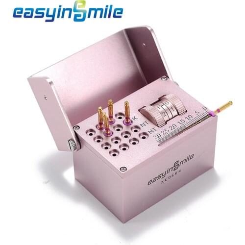Dental Bur Block Files Holder Measuring Count Ruler Disinfection Endodontic Box EASYINSMILE 1Pcs/Package