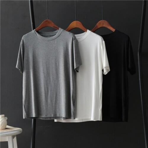 Top quality modal women t-shirts 2020 summer new o-neck short-sleeved loose casual female pulls outwear tops tees