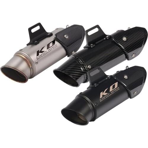 Universal 51mm 61mm Motorcycle Exhaust Tail Pipe Stainless Steel Escape No DB Killer Exhaust Tips for YZF-R1 GSXR1000 Duke 290