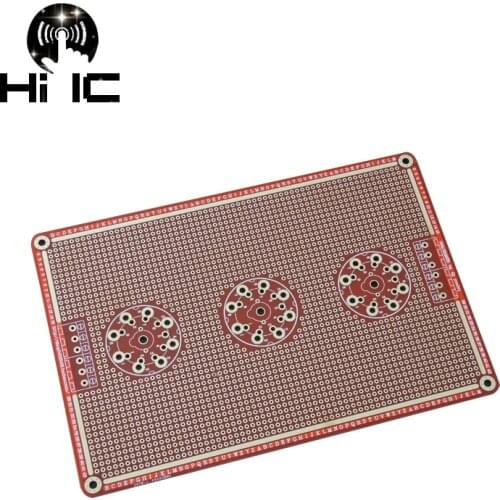 Universal Prototype PCB For 8 Pin/9 Pin Tube Amplifier Preamp Headphone Valve Double-sided PCB Board