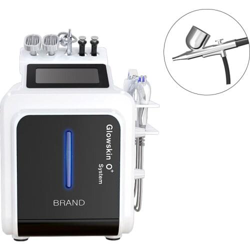 CE approved Oxygen care Vacuum Hydro skin Dermabrasion Peeling ultrasonic microcurrent skin rejuvenation Facial Cleaning Machine