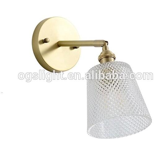 High Quality Decoration Indoor Modern Fancy Glass Wall Lamp Lustre Led Wall Light Fixture Aplique Luz Pared deco maison