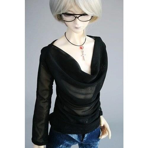 [wamami] 06# Black Fishnet T-Shirt/Outfit SD17 DZ70 70cm AOD As BJD Dollfie