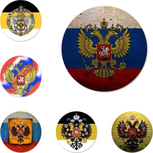 Armenia Albania Russia flag Emblem Icons Pins Badge Decoration Brooches Metal Badges For Backpack Decoration