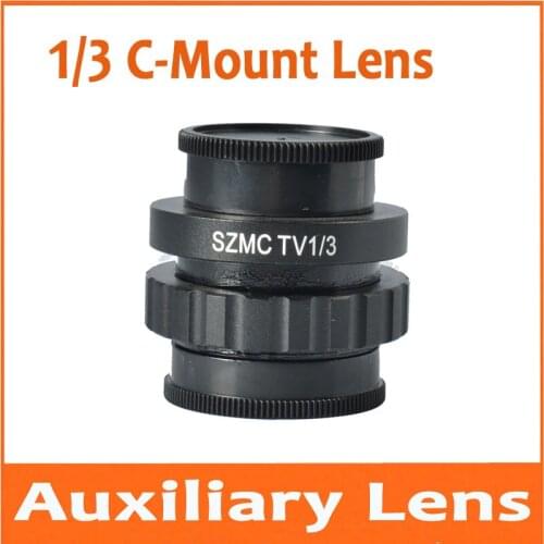 0.3X 1/3 CTV Adapter C-Mount Lens For SZM Video Digital Camera Trinocular Stereo Microscope Accessories 1/3CTV CCD Connector