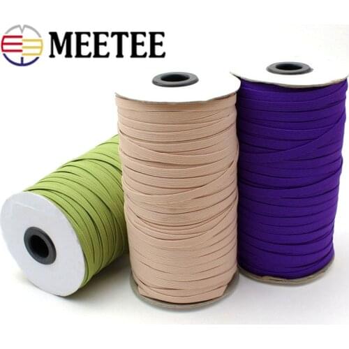 25m 6mm Elastic Band Soft Skin Rubber Bands Underwear Pant Decor Webbings DIY Garment Sewing Accessories EB152
