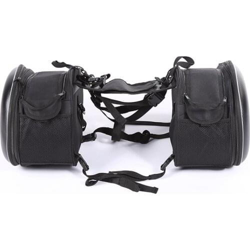 36L-58L High Quality Waterproof Moto Tail Luggage Suitcase Saddle Bag Motorcycle Side Helmet Riding Travel Bags With Rain Cover