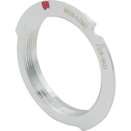 M39-LM Adapter Ring For M39 screw 28-90mm Lens to Leica M LM Mount M9 M8 M7 M6 Camera