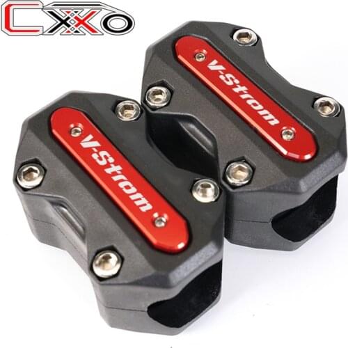 Motorcycle Engine Protection Guard Bumper Decorative Block For SUZUKI V-Strom 650 DL650 VStrom 1000/DL1000 250/DL250