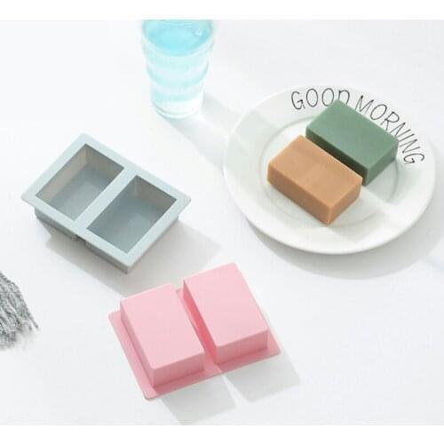 Free ship 13*10cm square cake mold chocolate mousse cake bread silicone mold DIY rectangular soap mold kitchen baking supplies