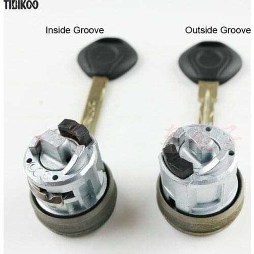 Car Lock Cylinder for BMW X5 X3 Ignition Auto Lock Cyclinder Switches Inside Outside Groove