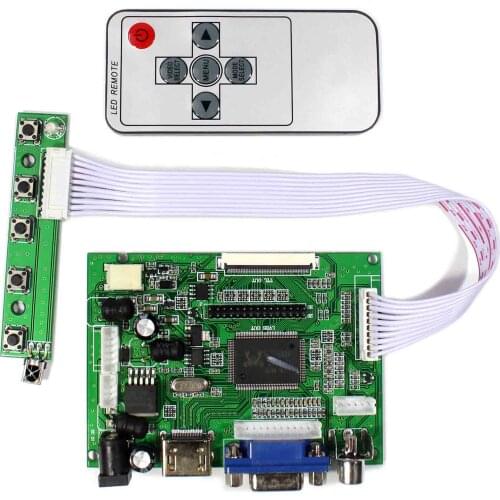 HD MI+VGA+2AV LCD Controller Board For 8" 800x600 AT080TN52 EJ080NA-05A EJ080NA-05B LCD Panel