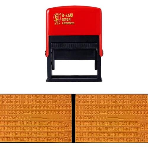 Manual Coding Machine Movable Type Printing Coding Machine Plastic Carton Packaging Shelf Life Printer Single and Double Row