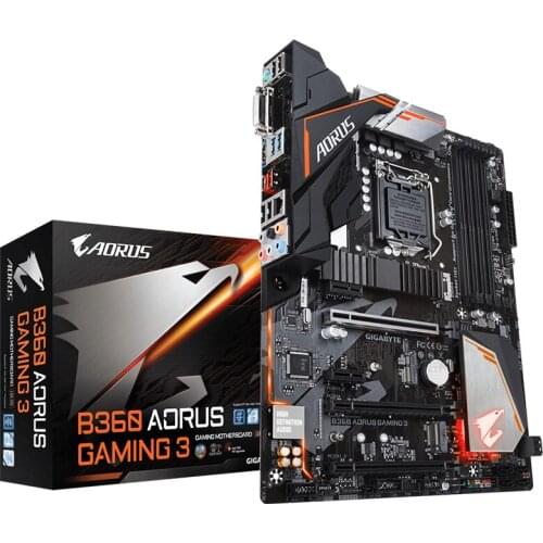 For Gigabyte GA-B360M AORUS GAMING 3 NEW original Desktop B360 Motherboard B360M AORUS GAMING 3 Socket LGA1151 DDR4 USB3.0 SATA3