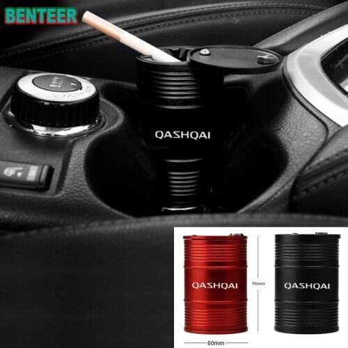 Metal Car Ashtray Sticker For Nissan Qashqai J10 J11