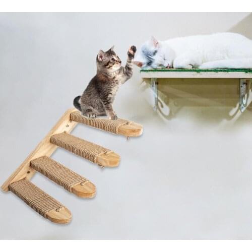 2020 NEW Pet Stair Steps Wall Cat Climbing Shelf Wall Mounted Cat Stair Ladder