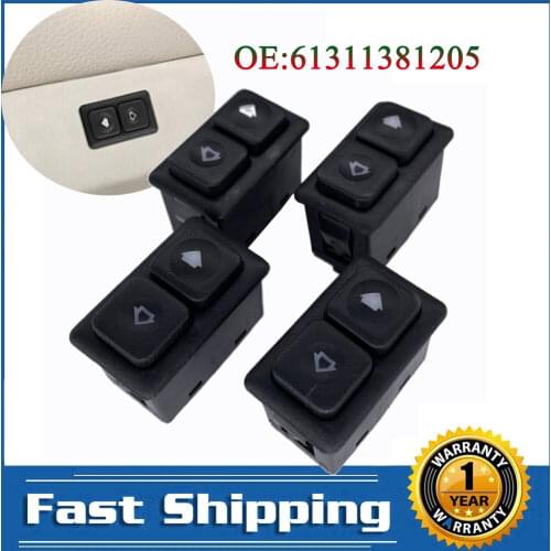 4 Pcs Electric Window Switch Lifter Console for BMW E23 E24 E30 3 Series 325e 318i 535i 524td M3 M5 Car Accessories 61311381205