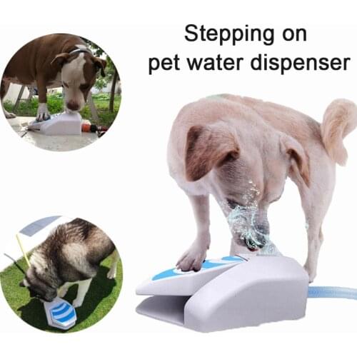 Outdoor Dog Water Drinking Fountain Automatic Dog Water Feeder Pet Dog Water Fountain Dog Drinking Dispenser Garden Sprinkler