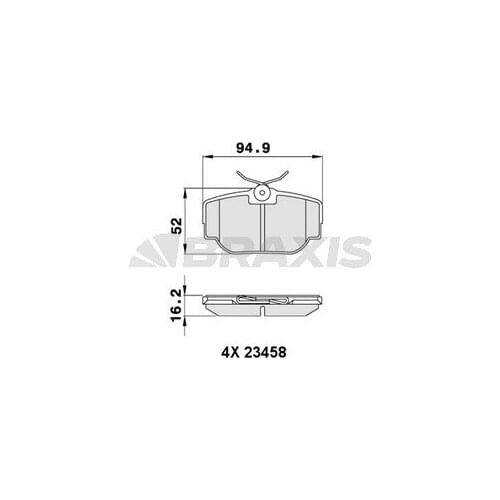 REAR BRAKE BALATASI LAND ROVER RANGE II 9402 SFP100470