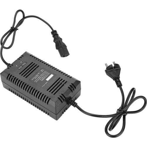 Electric Bicycle Charger 3 Pins/XLR/DC Connector 110-240V EU Plug 36V 1.8A Battery Intelligent Charger for Electric Bike E-bike