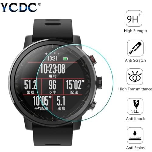 23-34mm Diameter 9H Premium 2.5d Screen Protector Smart Watch Tempered Glass Film Cover Clear Protective Film 24 25 26 27mm