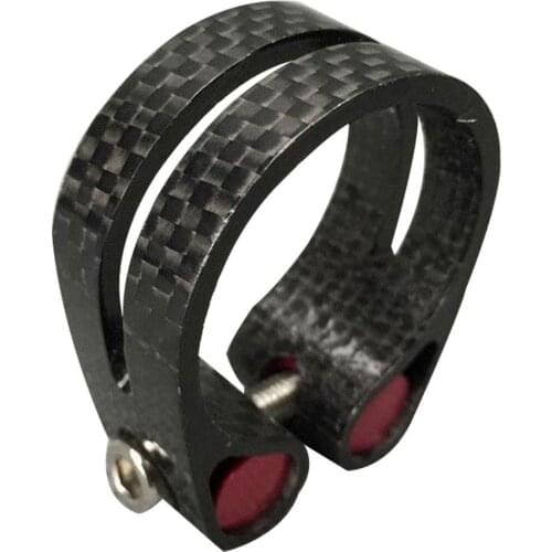 Carbon Fiber 3K Road MTB Mountain Bike Bicycle Seat Post Clamp Seatpost Clip High quality and durable Seatpost clamp