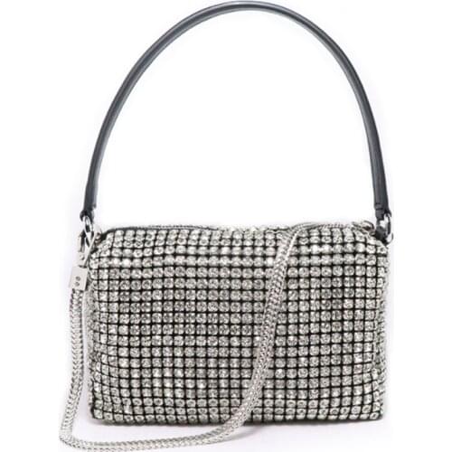 Diamonds Evening Handbags For Women 2021 Luxury Designer Shiny Rhinestone Small Clutch Purse Ladies Sac Femmer Fashion Party Bag