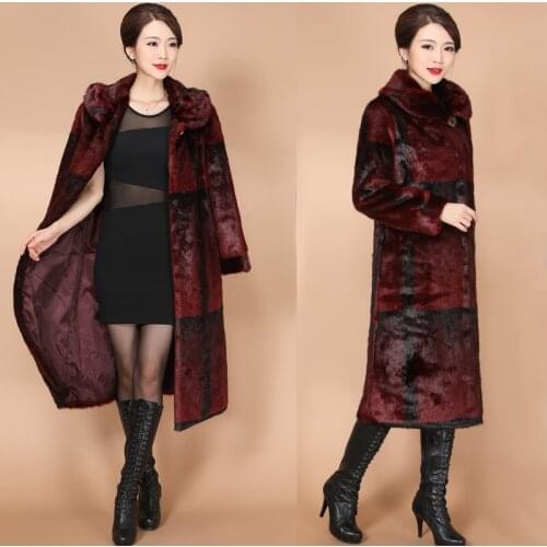 Winter Sleeveless Faux Fur Vest Women Warm Slim Outerwear Female Solid Patchwork Fur Overcoats 2020 Women Casual Fur Coats