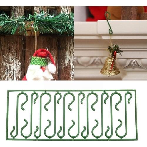 1 Set of 10 11.5*4.5cm S Shape Hook Up Christmas Balls Decoration Purpose Ornaments Home Multi Hanging Supplies Supplies Tr C6N6