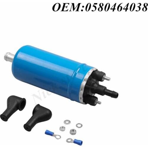 140L / H High Pressure Electric Fuel Pump 12V 0580464038 All-copper Motor Electric Fuel Pump For Peugeot 405 For BMW For Opel