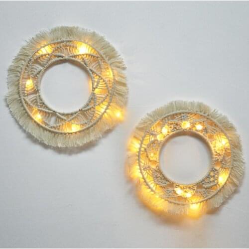 2 Pieces Nordic Hand-made Bohemian Woven Wall Hanging Creative Tapestry for Living Room, Bedroom and Homestay Boho Wall Decor