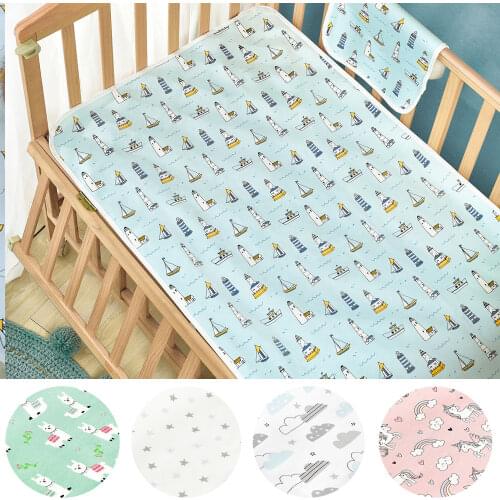 30x45 Baby Diper Changing Pad Portable Infants Newborn Foldable Waterproof Diaper Reusable Cotton Cloth Period Menstrual Pads
