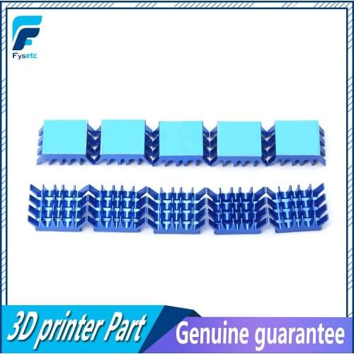 5pcs Raspberry Pi Spiky Heatsinks Cooler Aluminum With Adhesive Heat Sink For Cooling Raspberry Pi 3 / 2 Model B